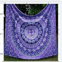 Load image into Gallery viewer, Hot New Indian Mandala Tapestry Hippie Home Decorative Wall Hanging Bohemia Beach Mat Yoga Mat Bedspread Table Cloth