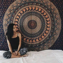 Load image into Gallery viewer, Hot New Indian Mandala Tapestry Hippie Home Decorative Wall Hanging Bohemia Beach Mat Yoga Mat Bedspread Table Cloth