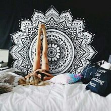 Load image into Gallery viewer, Hot New Indian Mandala Tapestry Hippie Home Decorative Wall Hanging Bohemia Beach Mat Yoga Mat Bedspread Table Cloth