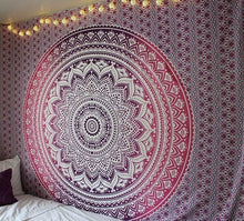 Load image into Gallery viewer, Hot New Indian Mandala Tapestry Hippie Home Decorative Wall Hanging Bohemia Beach Mat Yoga Mat Bedspread Table Cloth